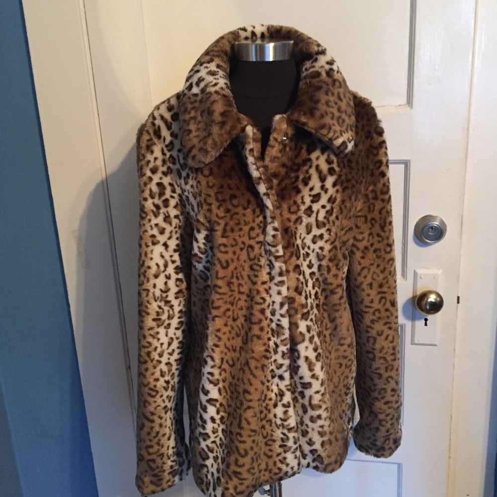Faux fur jacket